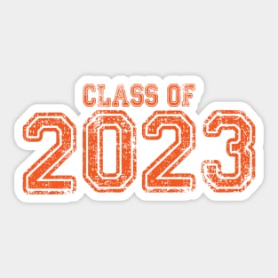 Varsity Orange Class of 2023 Sticker